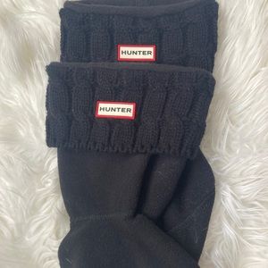 Hunter Short Boot Socks: Black SZ L